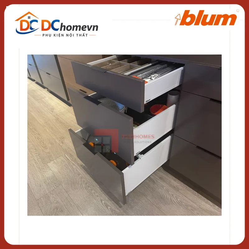 Bộ đẩy điện Blum cho 3 drawers 9458103