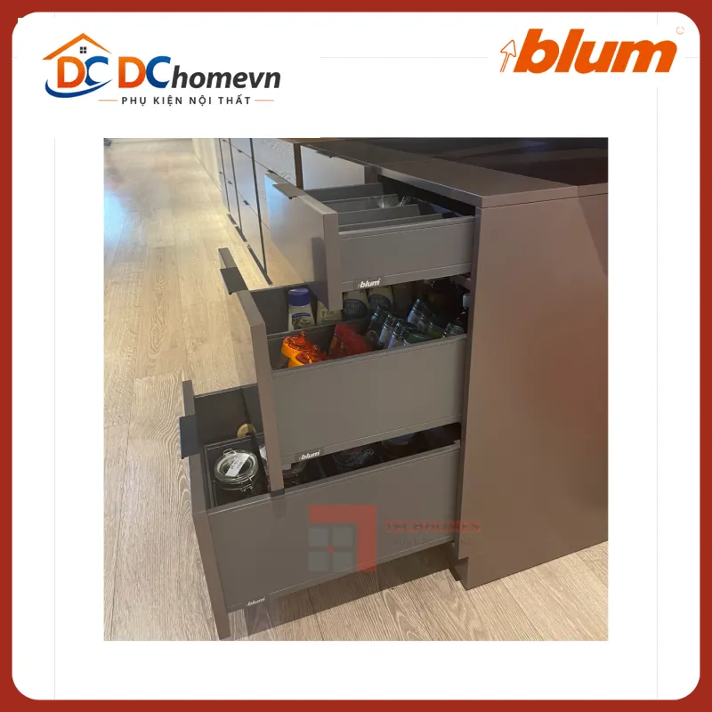 Bộ đẩy điện Blum cho 3 drawers 9458103