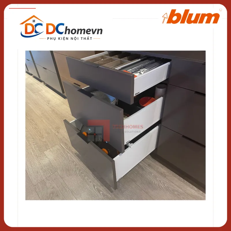 Bộ đẩy điện Blum cho 3 drawers 9458103