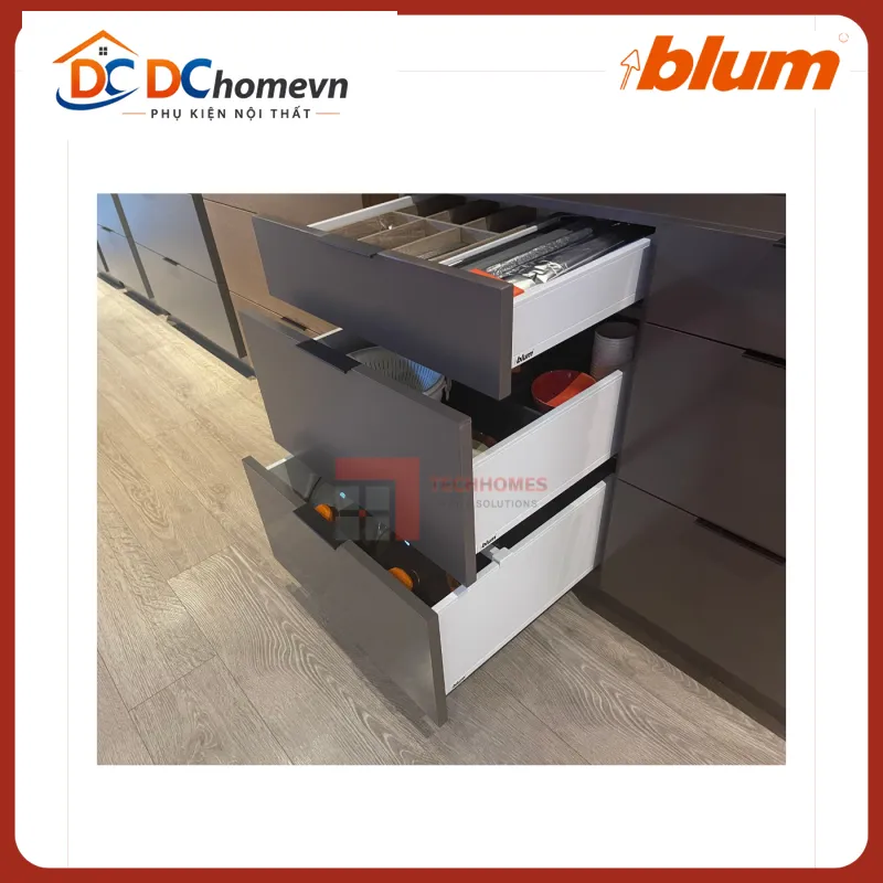 Bộ đẩy điện Blum cho 3 drawers 9458103
