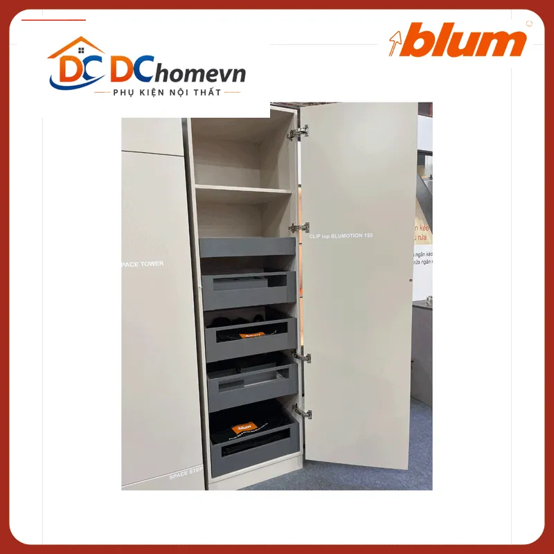 Bộ đẩy điện Blum cho 5 ngăn kéo SPACE TOWER 1668721 