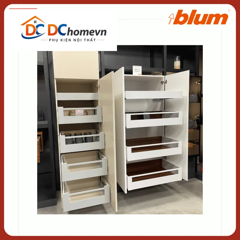 Bộ đẩy điện Blum cho 5 ngăn kéo SPACE TOWER 1668721