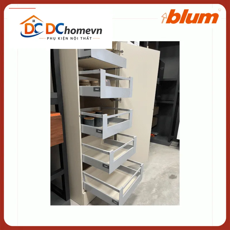 Bộ đẩy điện Blum 5 ngăn kéo SPACE TOWER 1668721 thumbnail 3