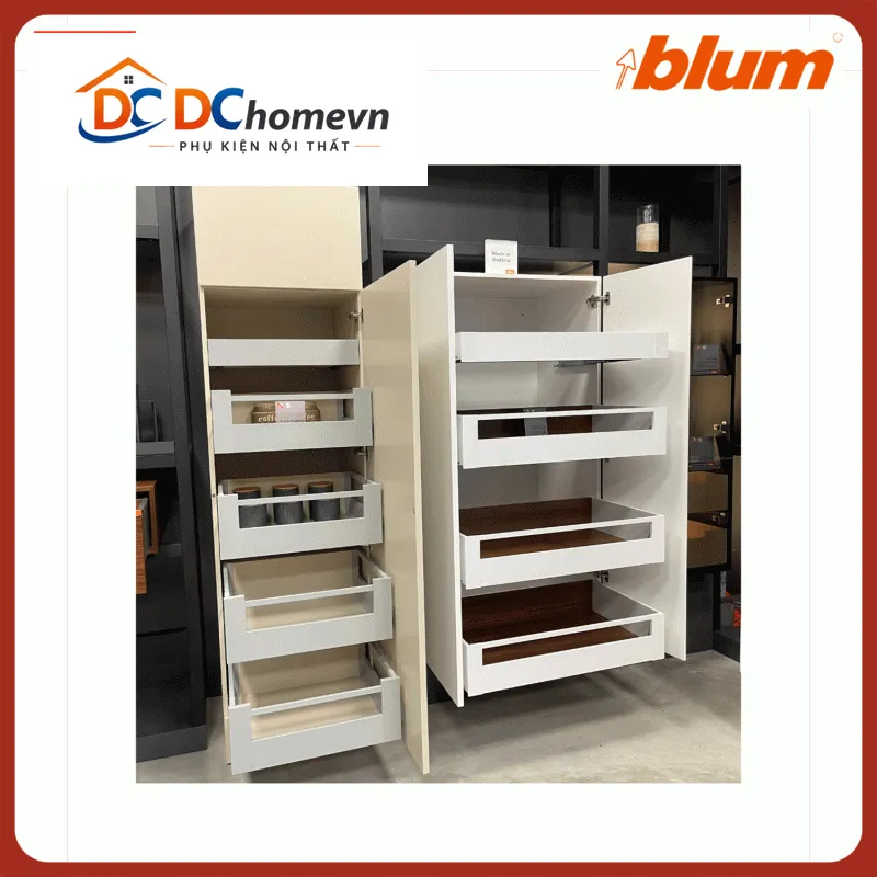 Bộ đẩy điện Blum 5 ngăn kéo SPACE TOWER 1668721 thumbnail 5