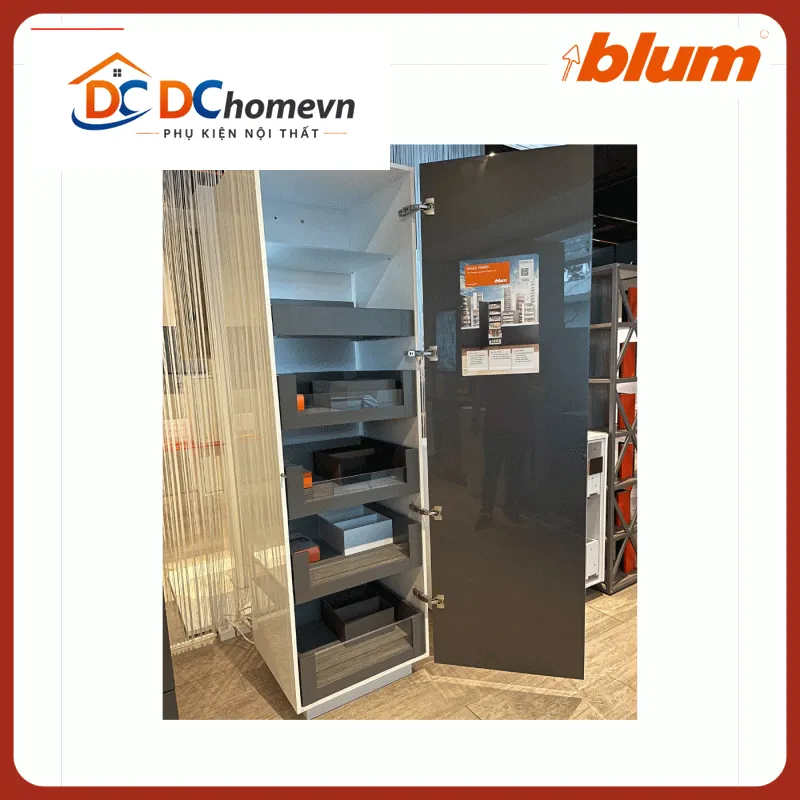 Bộ đẩy điện Blum 5 ngăn kéo SPACE TOWER 1668721 thumbnail 6